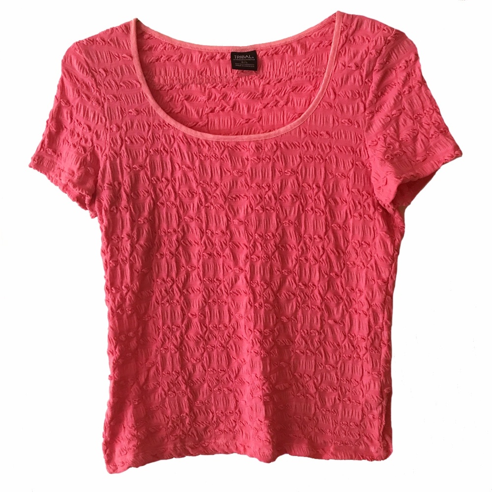 TRIBAL Women's Pink Top Size L